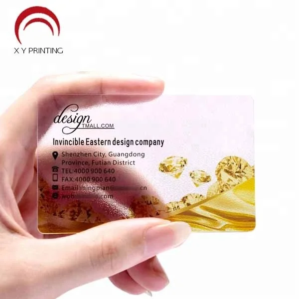 
China Factory Custom Plastic Transparent Calling /Visiting / Name /Business Card Printing 