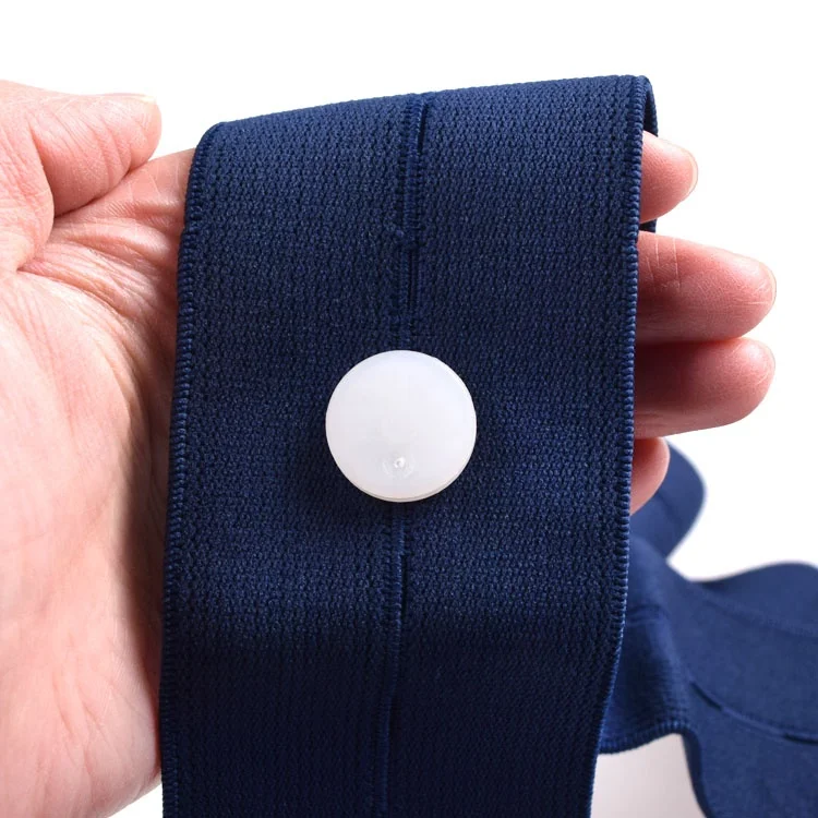 

CTG Belt OEM disposable fetal monitor belt with cotton woven buttonhole webbing for hospital, Pantone