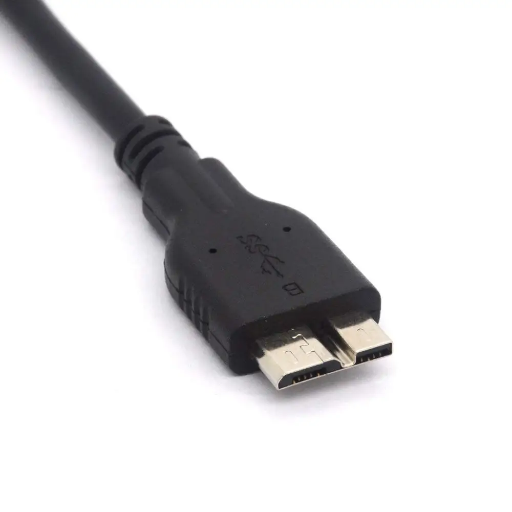 
Micro USB 3.0 to USB Cable for HDD - Black 30cm 1m 1.5m 1.8m 3m 5m 