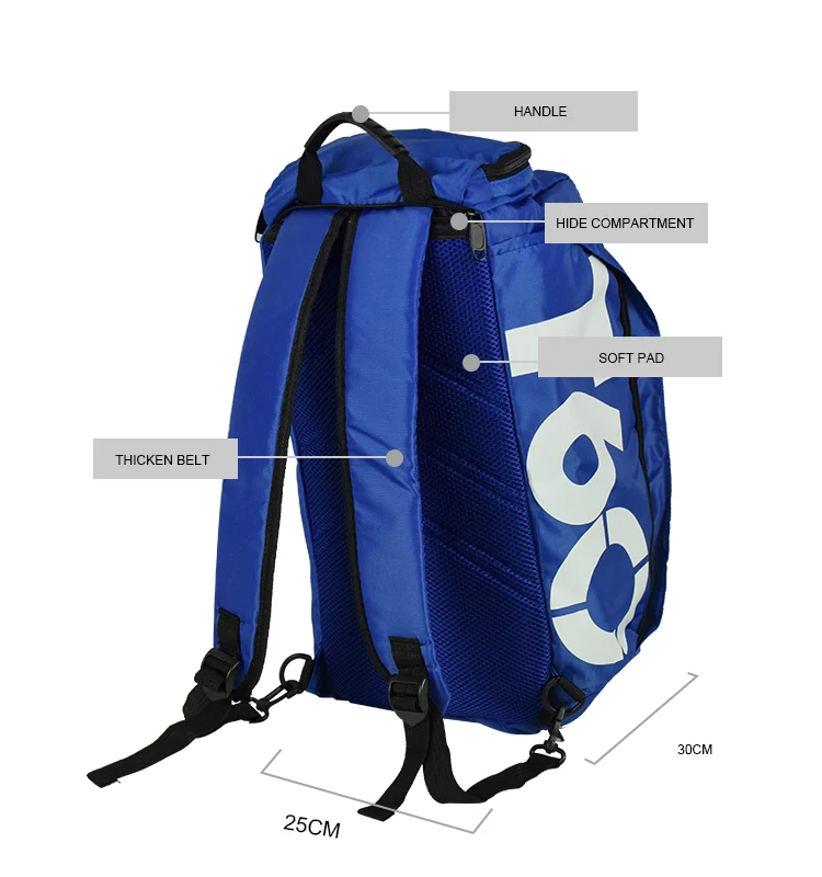 Custom Gym Bag Outdoor Luggage Sport Gym Bag Women Oxford Waterproof Foldable Travel Shoulder 30L Large Travel Duffel Bag