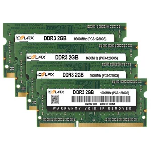 DDR3 PC3 12800 SODIMM RAM Notebooks