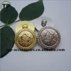 New style lowest price ABS gold plated button for garment