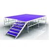 aluminum outdoor quick acrylic plywood glass mobile layer truss stage setup for wedding model catwalk concert arena