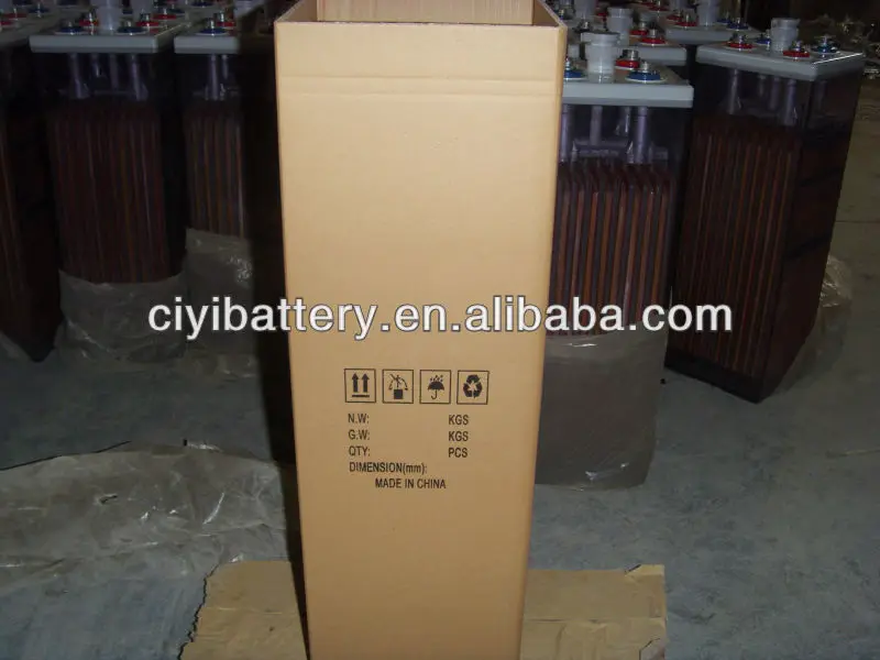 2v battery carton
