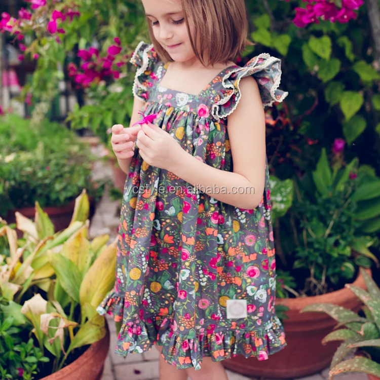 Everyday Cotton Casual Baby Frock Designs Dress for 2t-10t - China Girls  Dress and Casual Dress price | Made-in-China.com