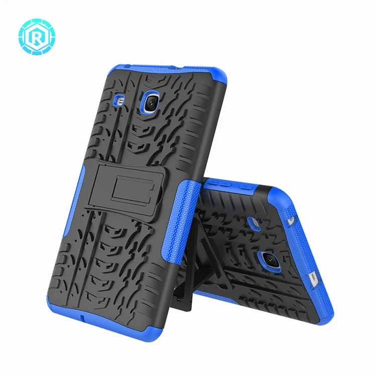 

Capa tablet stand case for Samsung tab E t377 back cover with hand strap kickstand