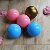 60mm 6cm empty plastic ball screw opened capsule toy ball for vending machine