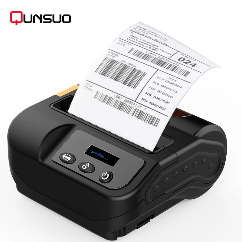 3 inch Bluetooth Portable Thermal Label Printer