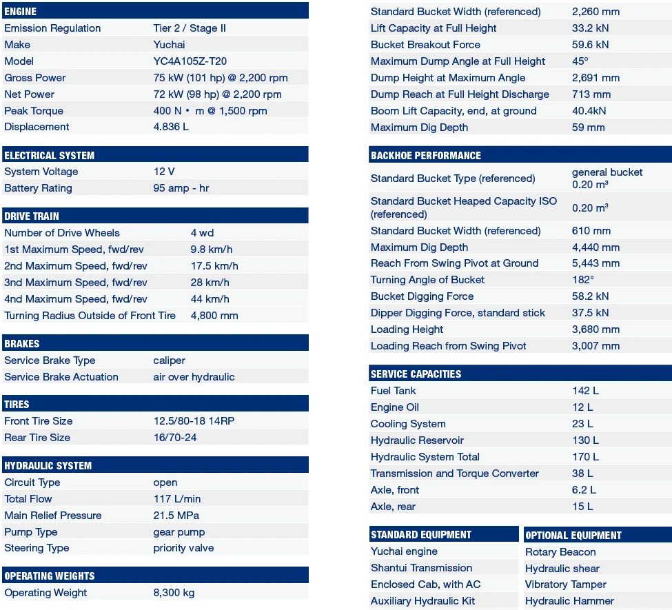 Liugong Brand New Mini Backhoe Loaders Clg775a Price In India Buy