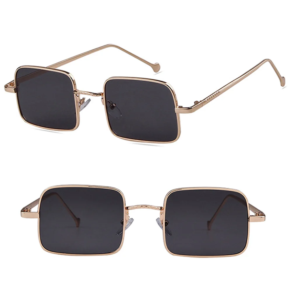 

STY6297 retro alloy square sunglasses women men 2019 brand designer vintage small rectangle transparent ocean lens eyewear