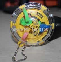 6pcs Mini 3D Maze task Ball Toy Key chain.36 levels.8*4cm.Puzzle Game toy.Funny Educational toys.board game.Free Shiping