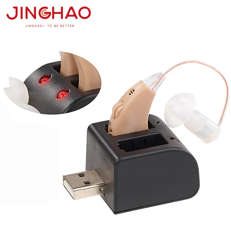 
Jinghao Medical Equipment Rechargeable Ear Listening Device China Hearing Aids Earphone 