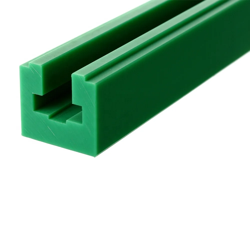高滑动耐磨 uhmwpe 塑料导轨和聚乙烯 uhmw 滚子链导轨 uhmwpe 链滑动