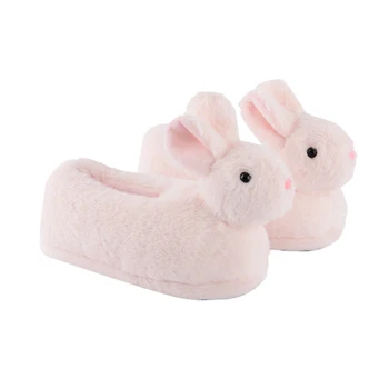 Women's Fuzzy Pink Bunny Rabbit Ear 