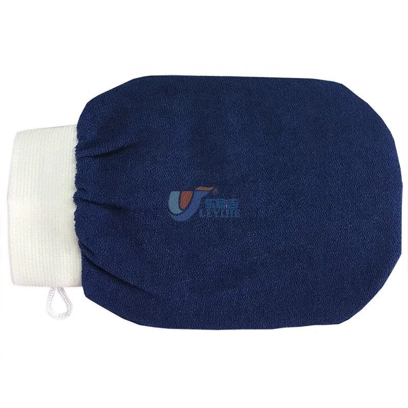 

Hight Quality 200D Double Viscose Bath Exfoliating Body Cleaning Shower Scrubber Glove Natural Sisal Bath Mitt