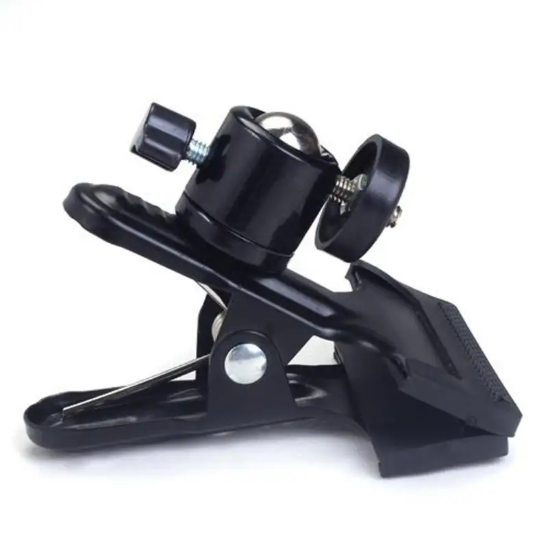 

Multi-function Camera Tripod Heads Clip Clamp Holder Mount with Standard Ball Head 1/4 Screw for Digital Cameras Camcorder New