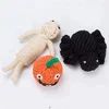2018 Fashion New Halloween Gift 3 PACK Cotton Rope Pet Dog Toy Gift Set Cheap Interactive Teeth Clean Chew Latex Dog Toy