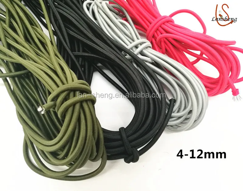 Heavy Duty Round Elastic Latex Rubber Bungee Cord Buy Rubber Bungee