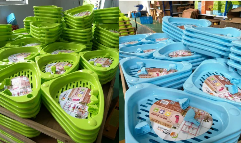 Hot Selling Three Layers Removable Plastic Wall Mount Shelf, Bathroom Shelf