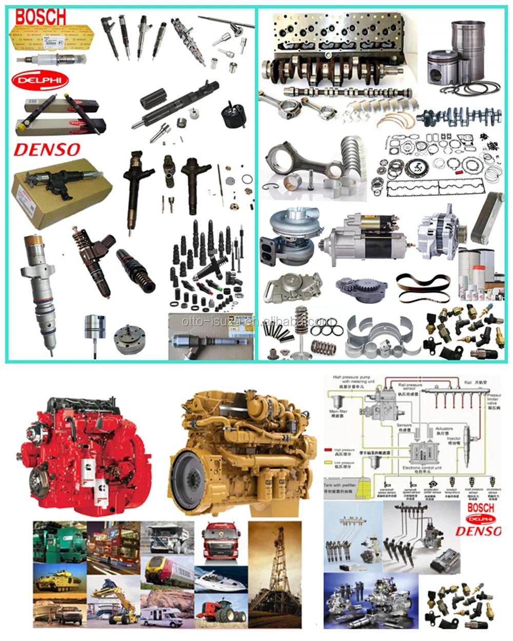 injector and engine parts