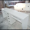Salon furniture pure white nail table oil dry tables
