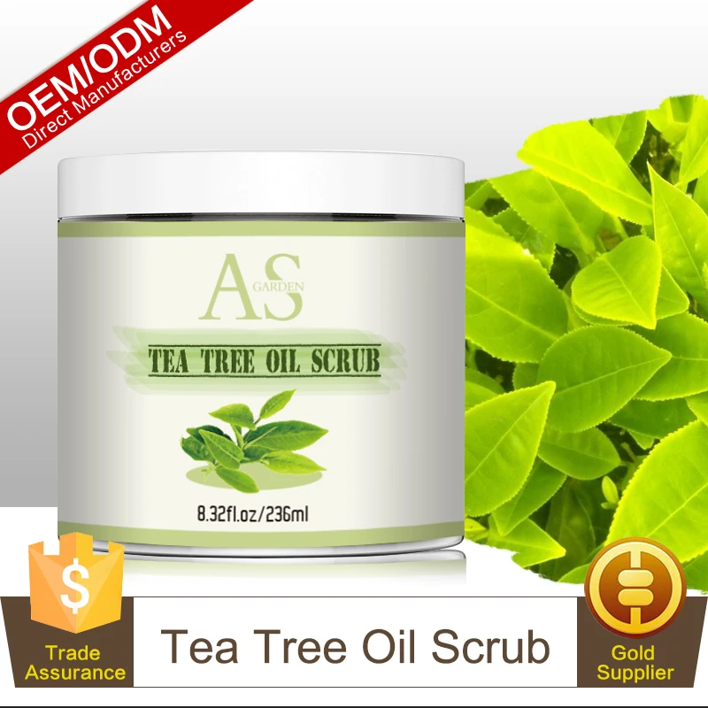 340g Tea Tree Oil Body & Foot Scrub 12 Oz 100 Natural Antibacterial