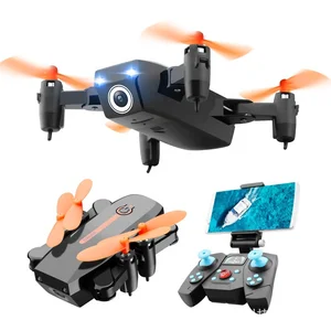 Mini aerial shooting drone fixed high camera HD remote control four-axis foldable aircraft