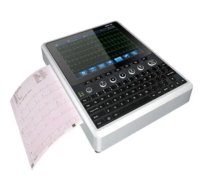 12 Channel Digital System ECG Scanner Machine With Touch LCD Screen and Laser Printer