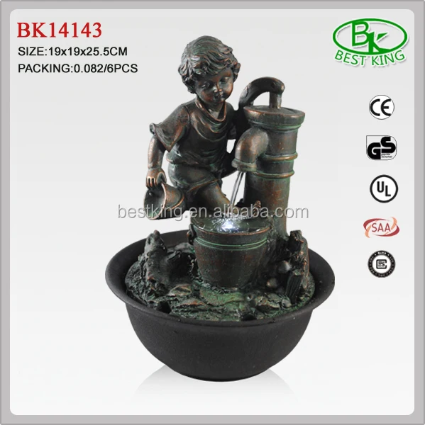 Indoor Angel Tabletop Fountains Slate Indoor Fountain Resin Fountains