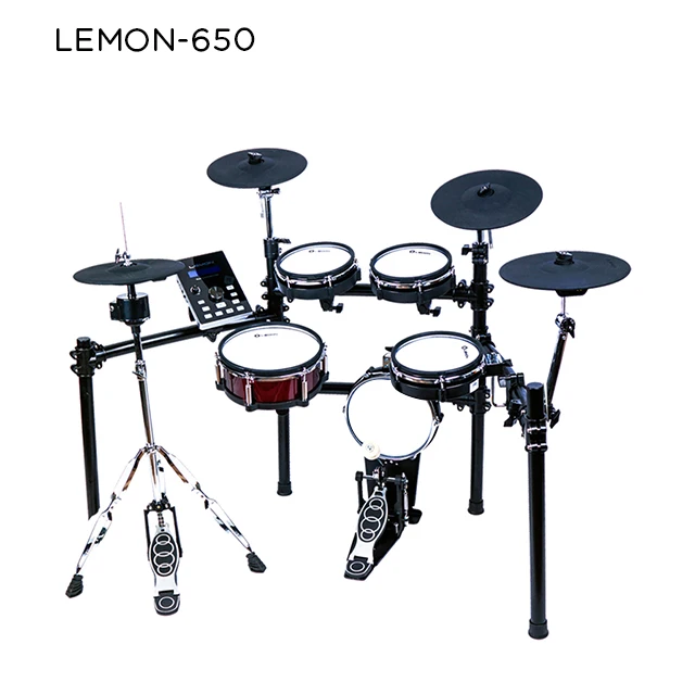 

LEMON T650 9-piece mesh drum pad digital drum kit electronic drum set