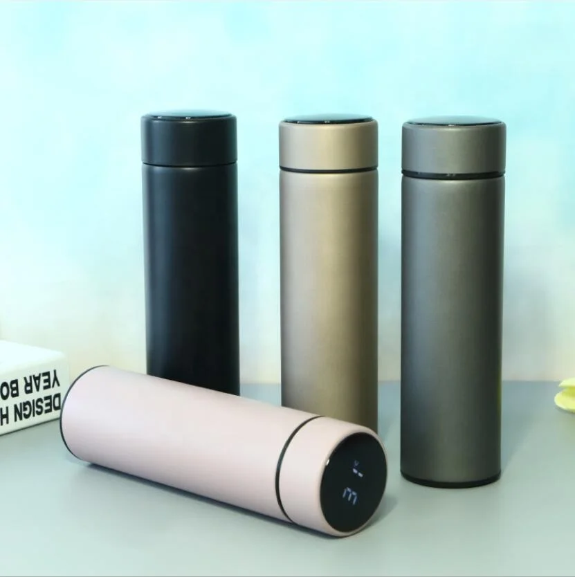 Temperature Display Smart Water Bottle LED Touch Screen Intelligent Vacuum Bottle