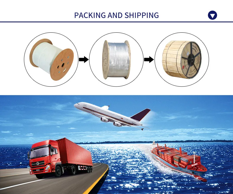2 core FTTH flat drop fiber optic cable G657A1 2 hilos