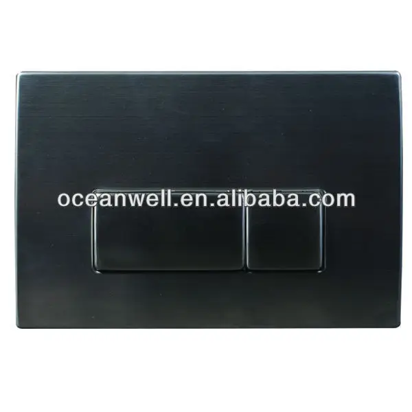 
Bathroom Toilet Push Button Dual Flush Stainless Steel Control Plate for Concealed Cistern Made in China 