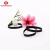 Black eco-friendly custom tpu hair elastic rubber band