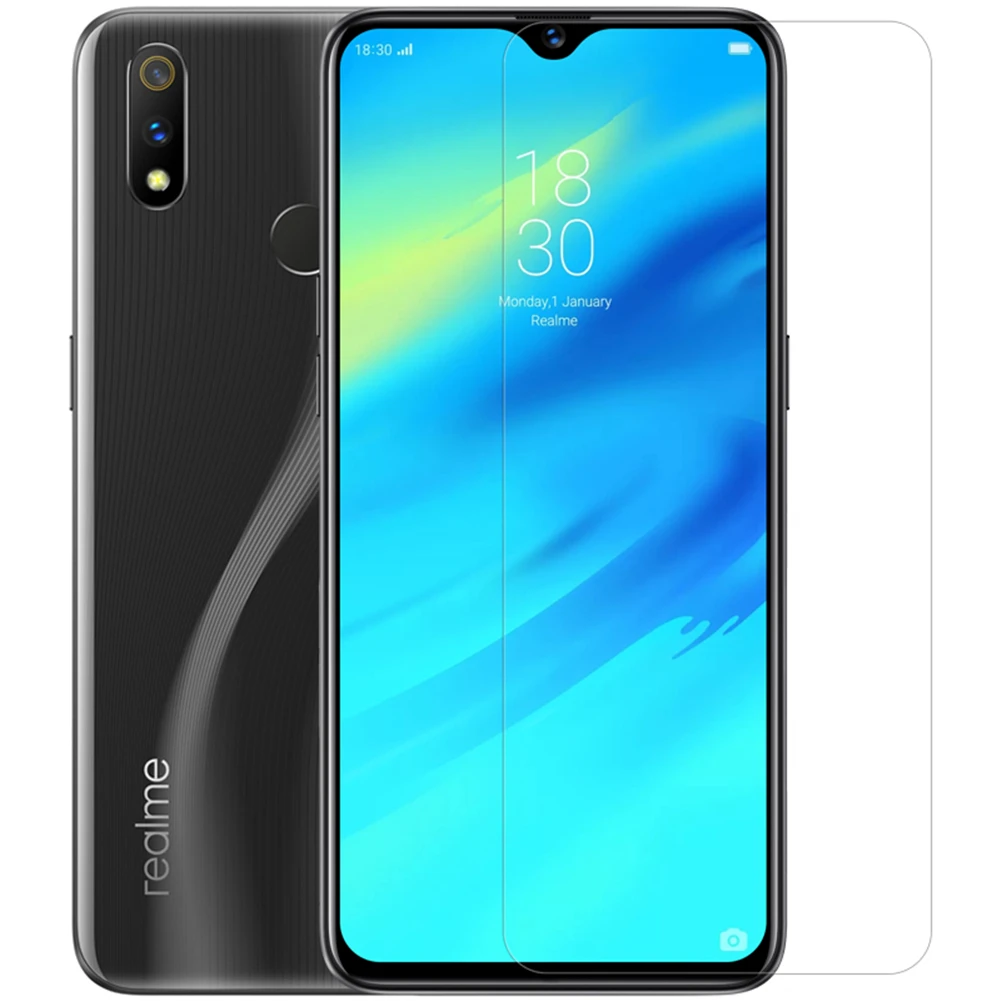 

New Product 2019 Nillkin Amazing H 9H 0.33mm Tempered Glass Screen Protector Film For Realme 3 Pro