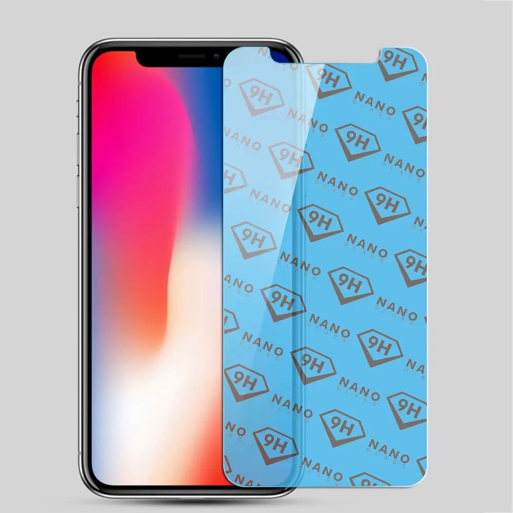 

9H Flexible Nano Anti Shock Liquid Screen Protector For Iphone x, Crystal clear