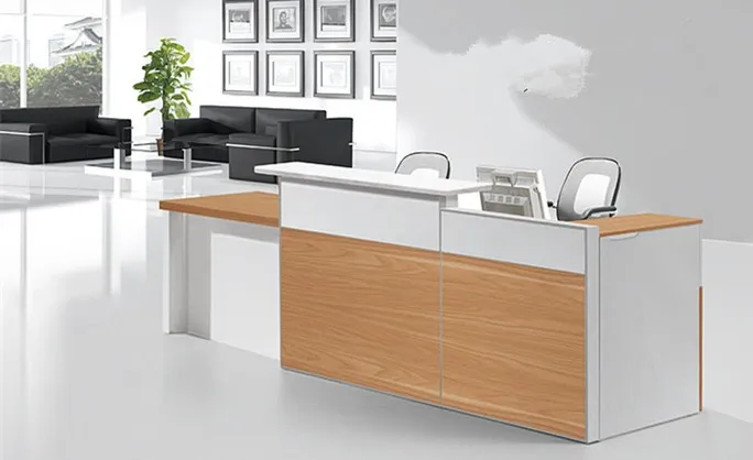 Modern L Shape Small Reception Desk Dimension Buy L Shaped