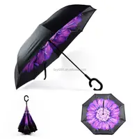 

New super star umbrella automatic folding umbrella waterproof inverted umbrella