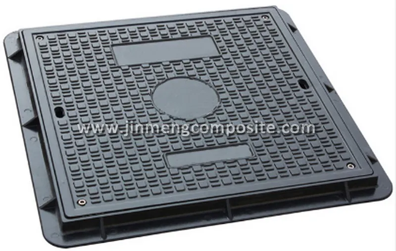 2016 customed Square Composite fiberglass Channel Grating Outdoor Drain Gates Sewer Manhole Covers for sale