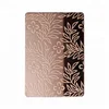 201 304 SS grade rose gold stainless steel etched decorative wall panel