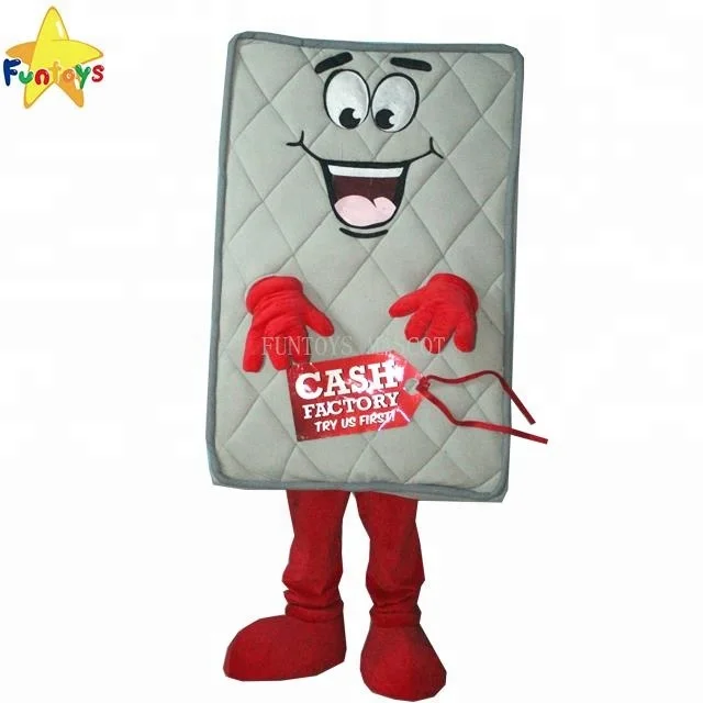 

Funtoys CE Promotional Gray Mattress Mascot Costume For Adult