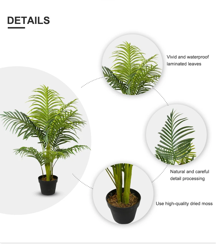 1.0m Hawaii Artificial Indoor Palm Tree Decor Home For Sale Buy