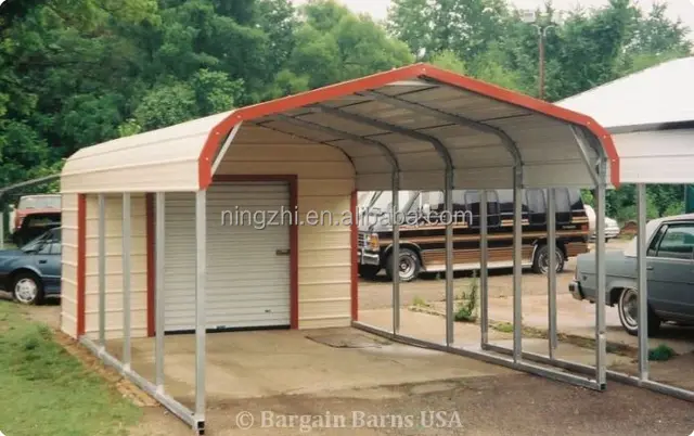 Truck Frame Steel Carport Buy Boxed Eave Style Prefabricated