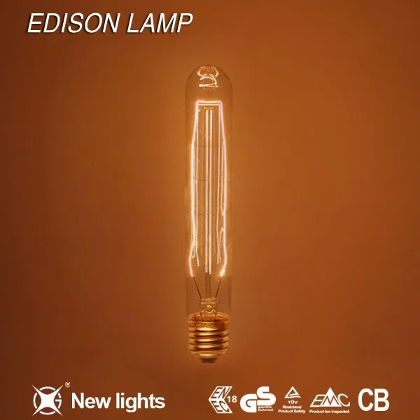 25W/40W/60W T8 T9 T10 T30 Vintage Edison Light Bulb manufacturers with diameter 30mm