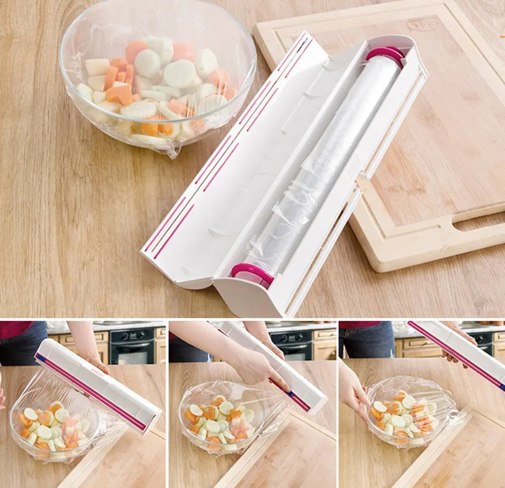 food wrap film dispenser