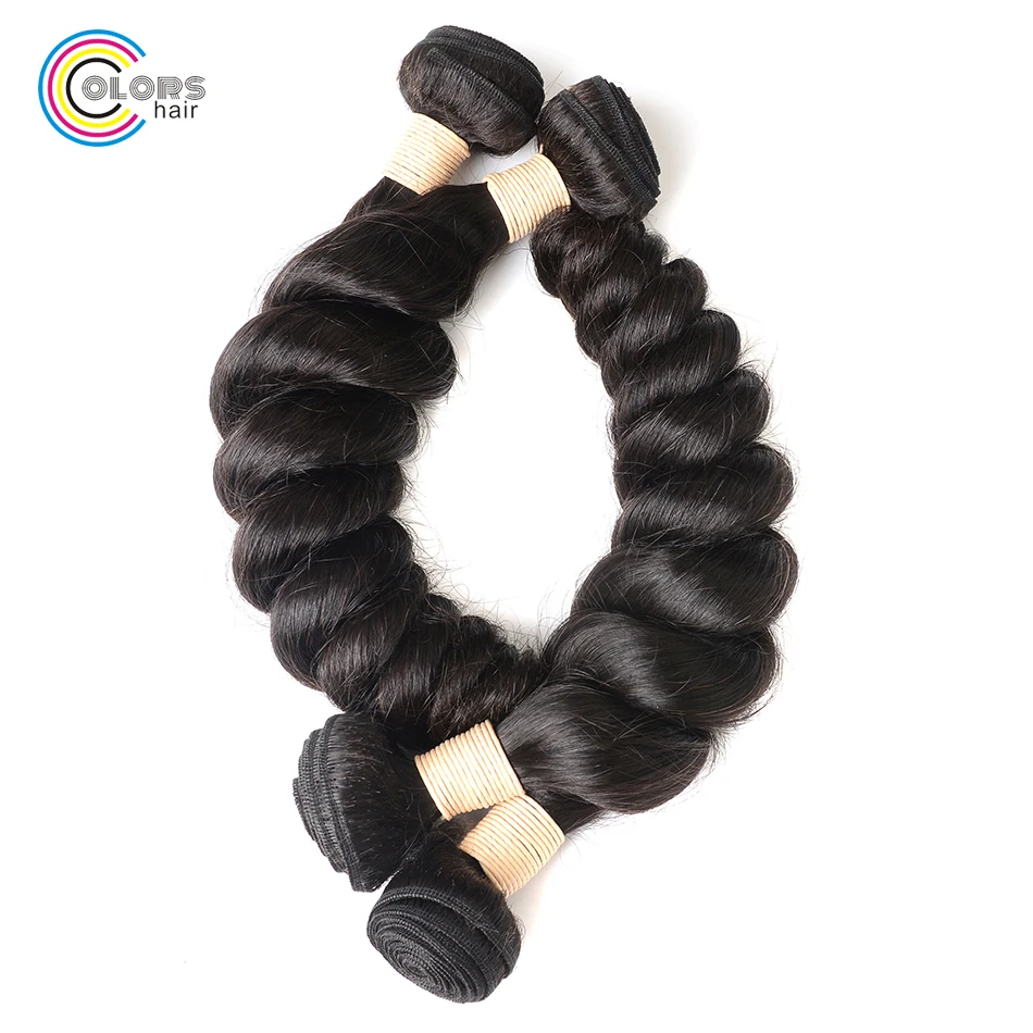 

Fashionable loose wave vietnam hair bulk China, Natural black