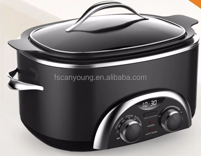 1350w 6 Quart 7 In 1 Multi Cooker Oven Steam Slow Cooker Stove Top Sous