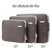 Hot selling felt men s notebook laptop bag sleeve case for Macbook Air Pro 11 13