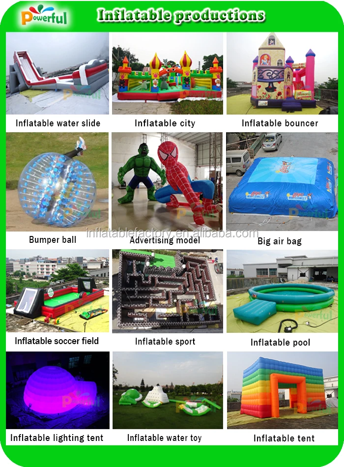 High quality 1.0mm PVC and TPU Inflatable zorb bumper , bubble knockerball , bubble bumper ball