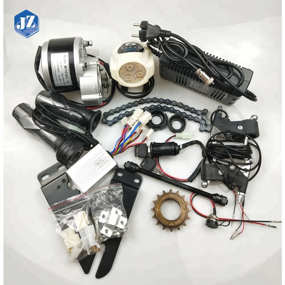 

DIY MY1016Z2 250W 24V Strong Power Electric Bike Kit For Lithium Battery Scooter E-bike Conversion Kit